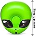 BigMouth Inc Giant Alien Lounging Pool Float, Inflatable Raft, Fun Summer Party Floatie