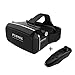 virtual reality Glasses Funtec VR headset Google Cardboard 360 degree Viewing Immersive VR Goggle Box for 3D Movies and Video Games with bluetooth remote control Compatible with Smartphone 3.5-6.inch
