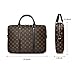 PU Leather Business Briefcase Designer Messenger Handbags for Women Men Laptop Bag fits up 15.6 inch