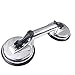 B&S FEEL Heavy Duty Aluminum Double Handle Suction Cup Plate Professional Glass Puller/Lifter/Gripper