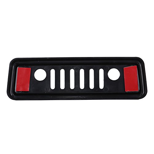 KIWI MASTER Third Brake Light Cover for 2007-2017 Jeep Wrangler JK, 3rd High Mount Tail Light Cover Rear Lamp Protector for Jeep Wrangler JK JKU Unlimited