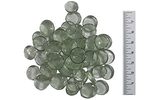 Classic Glass Gems for Vase Filler, Table Scatter and Beautiful Accents (28-32mm, Crystal Clear)