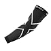 2XU Compression Recovery Arm Sleeves, Black, Medium