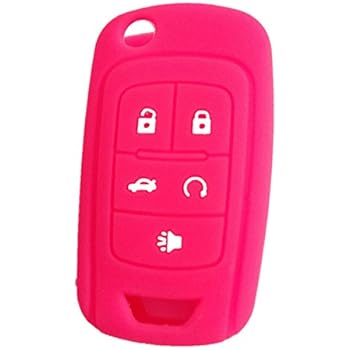 Amazon Com 1 Pink Silicone Cover Holder Case Fob Cover