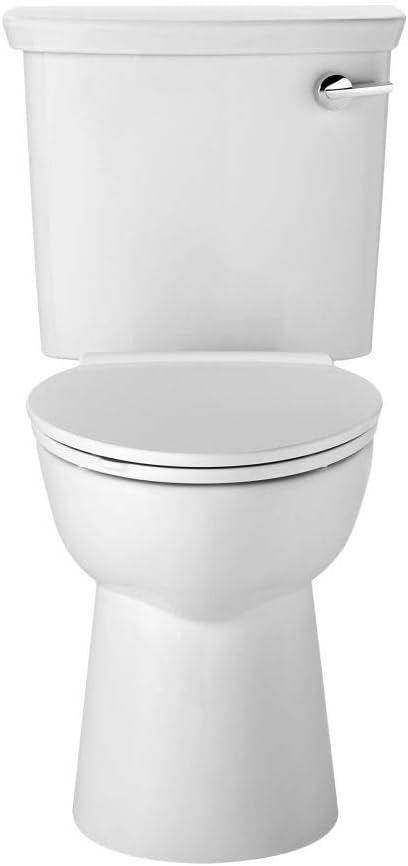 American Standard 238AA105.020 Vormax High Efficiency Right Height Elongated Toilet with RightHand Trip Lever, White - - 