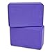 YogaAccessories High Density and Lightweight Foam Yoga Blocks - Strength and Flexibility Aid (Set of 2) - 9