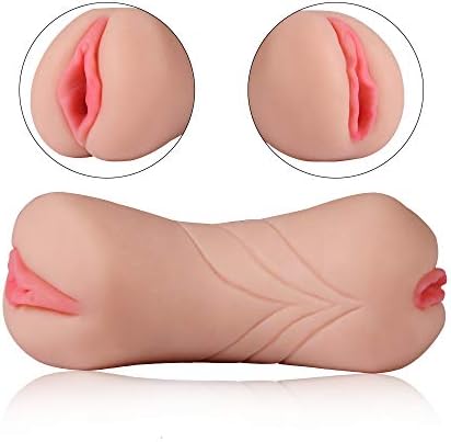 Male Cheap Electric Men Adullt Toys, Realistic Feel Hands Free Male Sléévé Strõkér,Double Headed Waterproof Silicone Soft Men Self Play Flesh