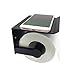 Passionier Toilet Paper Roll Holder, Wall Mount Bathroom Toilet Tissue Holder with Mobile Phone Storage Shelf(Black)