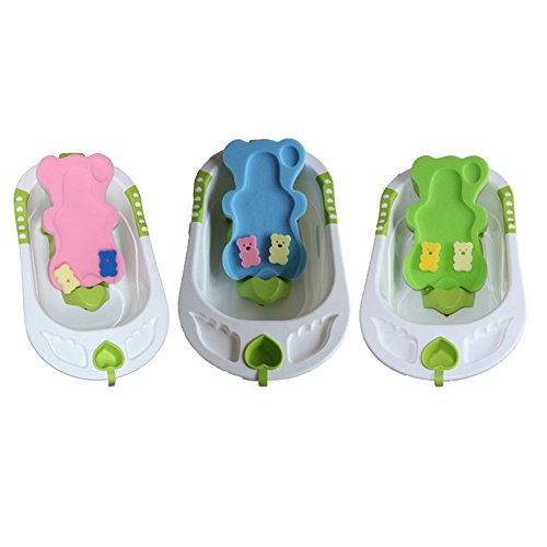 image for Zeroyoyo Bathtub Sponge Mat Bath Comfy Support For Infant & Baby Bathr