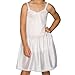 I.C. Collections Big Girls White Adjustable Nylon Slip, 7