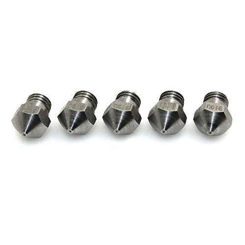 BIQU Upgrade Wear Resistant MK10 Nozzles M7 0.4mm Threaded Stainless