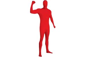 Aniler Men's and Women's Spandex Full Body Zentai Costume Bodysuit