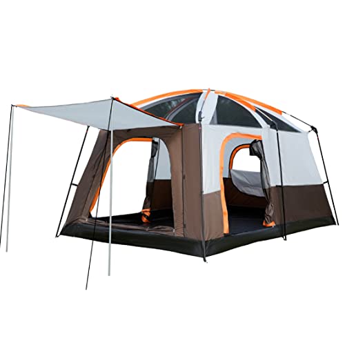 KTT Large Tent 46 Person,Family Cabin Tents,2 Rooms,Straight Wall,3