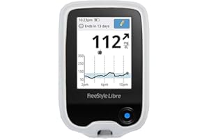 Premium Silicone Soft Case for Freestyle Libre 3/ Freestyle Libre 2 (Continuous Glucose Monitor) (Clear)