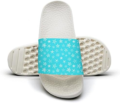 Ina Fers.Slide Sandals For Women Colorful Summer Icon & Flamingo Indoor/Bath Slipper Anti-Slip House Sandal