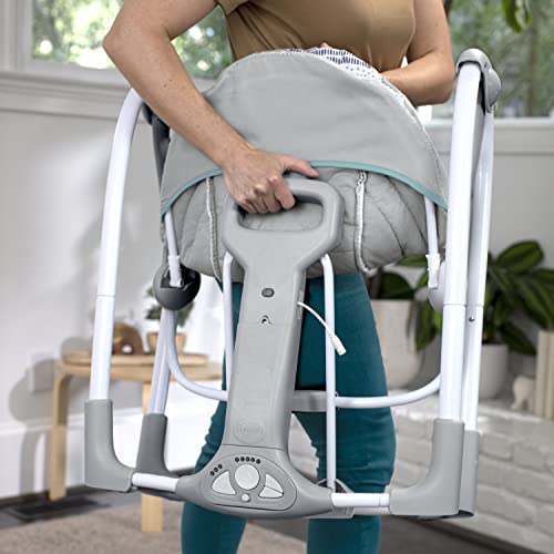 Ingenuity ConvertMe Swing2Seat BatterySaving Portable Swing on
