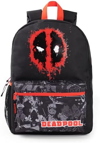 Amazon.com: Bioworld Marvel Deadpool Unicorns And Rainbows Laptop Backpack  : Electronics