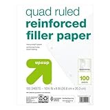 Filler Paper Reinforced Quad Ruled 100ct - up