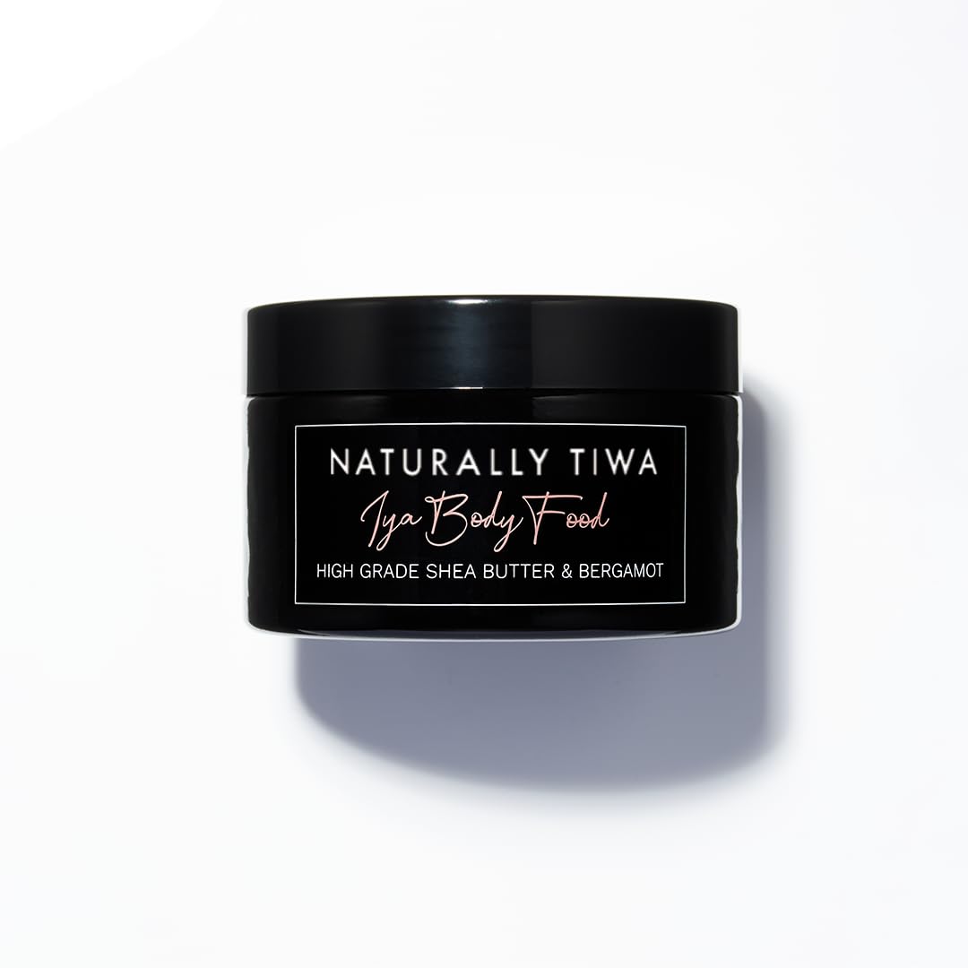 Naturally Tribal Skincare IYA Body Food 250ml Intensely Hydrating Moisturiser for Rosacea, Brightens Skin, Anti-Aging Properties, Bergamot + Shea Butter, Chemotherapy Skincare + Vegan + Cruelty Free