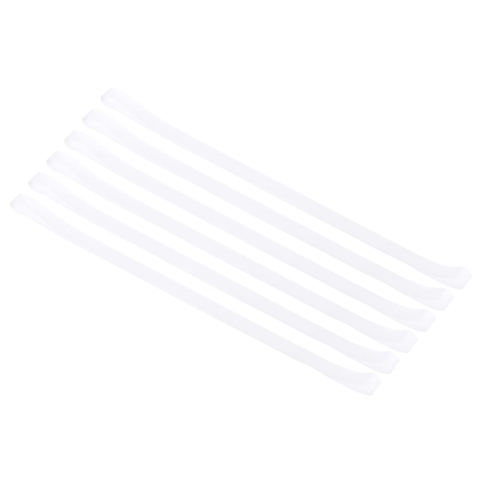 PATIKIL Towel Bands, 6 Pack Elastic Elastic Beach Chair Towel Clips Windproof Towel Holder Silicone Rubber Bands Straps for Beach Pool Cruise Chairs, White