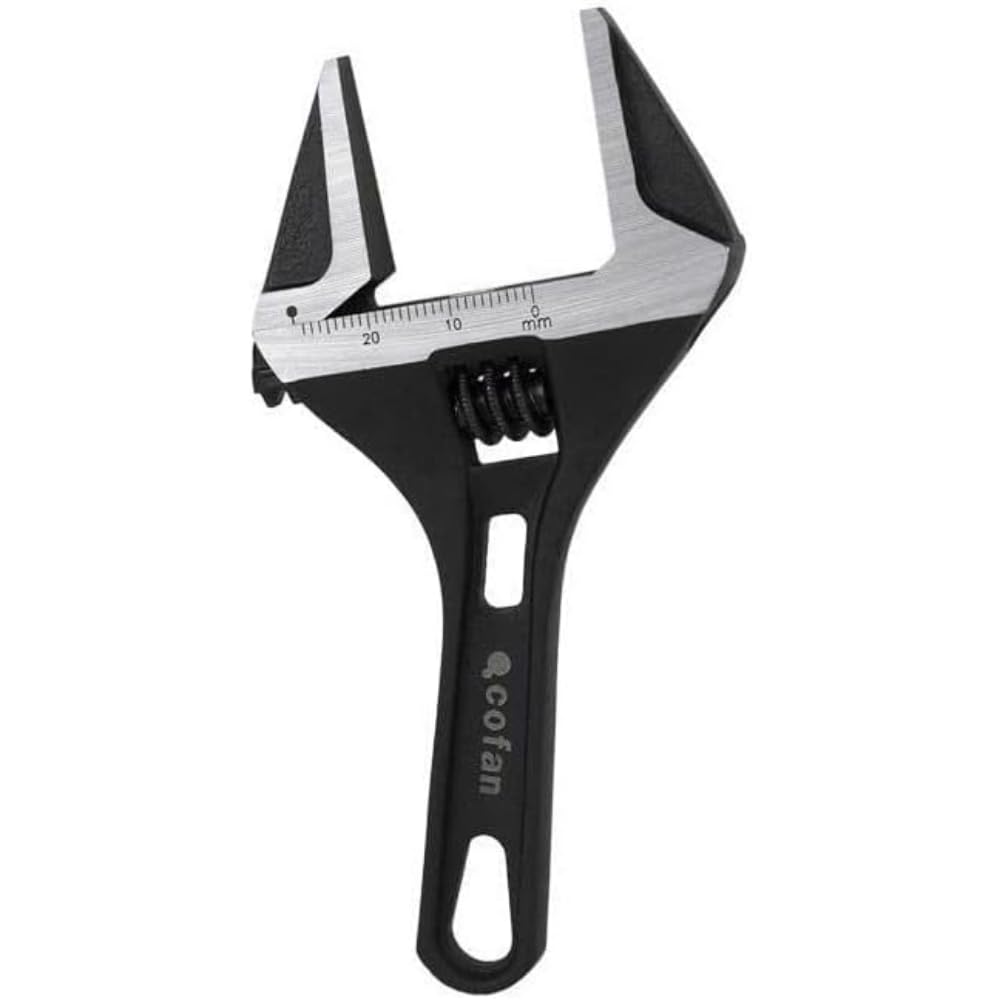 Short Adjustable Wrench | Large Opening | Various Sizes and Openings | Made of Chrome-Vanadium Steel