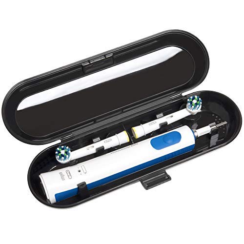 Electric Toothbrush Travel Case for Oral B & Philips Sonicare，Black