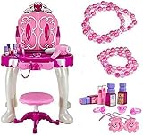 Trendi Girls Pink Glamour Dressing Table Vanity Set with Stool Mirror view 7