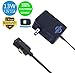 Kabcon Surface Power Supply Adapter 13w 5.2V 2.5A Charger for Microsoft Surface 3 Tablet with 6.5Ft Power Cord Including a Storage Pouch Bag