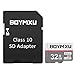 TF Memory Card 32GB,BOYMXU Sd Memory Card 32gb UHS-I Card with Adapter High Speed Tf Card Update-Gray.