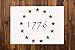 OBUY 13 Star 1776 Stencil for Painting on Wood, Walls, Fabric, Airbrush, More | Reusable 10.5 x 14.82 inch Mylar Template