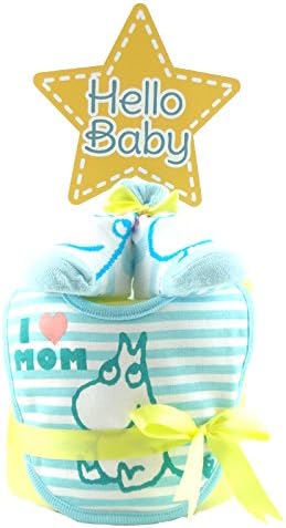 Amazon おむつケーキ ムーミン 1段 リトルミイ スナフキン 出産祝い ベビーギフト Moomin6 7 8 おむつケーキ ベビー マタニティ 通販