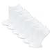 Womens Sock 9-11 Everyday Casual Low Cut Ankle Socks School Uniform 12 Pairs with Mesh (White-Black)