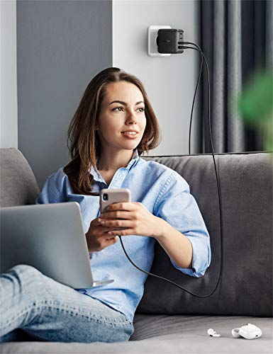 UGREEN USB Oplader 65W Power Delivery USB Charger met GaN Technologie, 3 USB C en 1 USB A Wandoplader Compatibel met… - Afbeelding 8