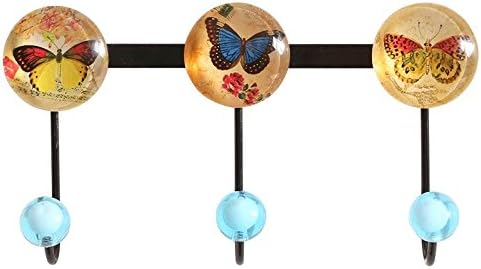 CUPWENH Pastoral Americano Flor Cristal Tres Gancho Mural ...