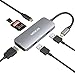 MOKiN USB C Adapter for MacBook Pro/Air 2019,Mac Dongle ,6 in 1 Multiports USB-C Hub to 2 USB 3.0 4K HDMI SD TF Card Reader and USB-C 100W PD Adapters primary