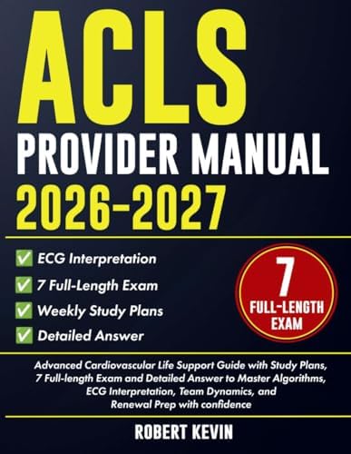 2020 ACLS Provider Manual: AHA: 9781616697723: Amazon.com: Books