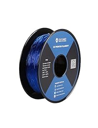 Bobina de filamentos para impresoras 3D SainSmart, 0.06 pulgadas, flexible, TPU, 1,7 libras, Azul, 1
