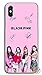 LLM 9 Blackpink Black Pink Signature Kpop Hiphop Girl Band Korean Star Jisoo Kim Jennie Rose Lisa Music Transparent Hard Cover Case for iPhone (iPhone Xs Max)