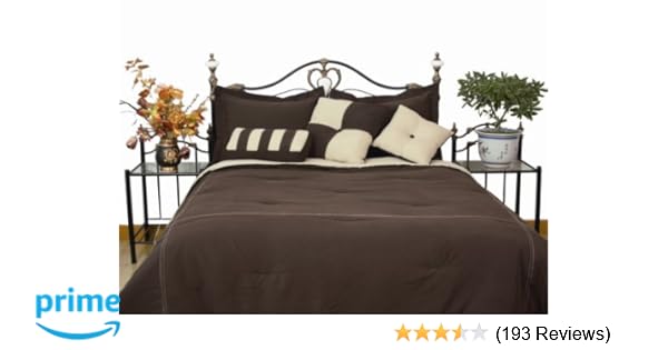 Amazon Com Lcm Home Fashions Inc Microfiber Queen Comforter Set