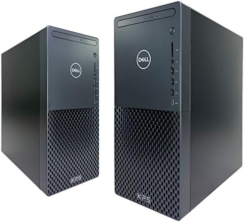 Dell_XPS 8940 Tower Desktop Computer - 10th Gen Intel Core i7-10700 8-Core up to 4.80 GHz CPU, 64GB DDR4 RAM, 1TB SSD + 2TB Hard Drive, Intel UHD Graphics 630, DVD Burner, Windows 10 Pro, Black