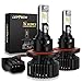H13/9008 LED Headlight Bulbs leppein S+ Series 8000LM Dual High/Low Beam 32xZES 2nd Chips 6500K Cool White Halogen Replacement Conversion Kit-1 Pair