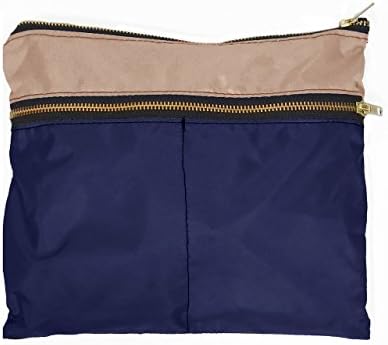 4 Zip Pocket Pouch Organizer, Navy