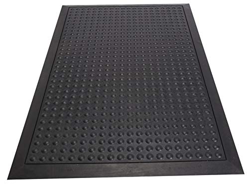 Envelor Home and Garden Bubble Scraper Rubber Floor Mat Heavy Duty Kitchen Floor Mat Durable Comfort Anti Fatigue Mat for Standing Desk Indoor Outdoor Industrial Floor Mat 24 x 36 Inches - Thumbnail 3