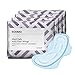 Amazon Brand - Solimo Thick Maxi Pads with Flexi-Wings for Periods, Extra Heavy Overnight Absorbency, Unscented, Size 5, 80 Count, 4 Packs of 20