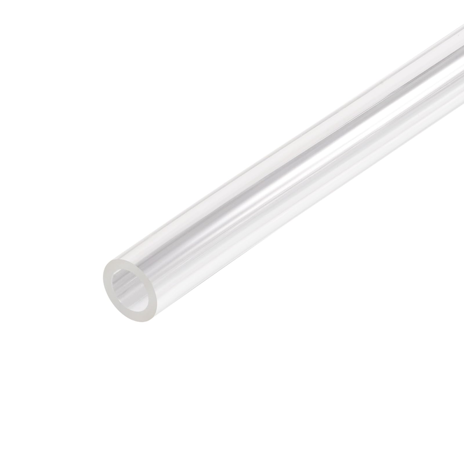 DMiotech 6.5mmx10mm Pneumatic Tubing, 2 Meters/6.6ft Air Compressor PU Line Hose Tube for Water Fluid Transfer, Transparent