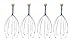 CERRXIAN Scalp Massager Tools Head Hair Scratcher Massager(Blue)(4-Pack)