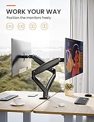 Ergear Dual Monitor Stand Mount, Ultrawide 13-35