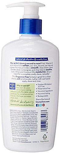 Kiss My Face Fragrance Free Moisture Shave, 11 Ounce, 3 Count