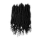 Senegalese Spring Twist Crochet Hair Curl End Synthetic Hair Extensions Fluffy Spring Twist Crochet Braids (12