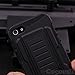 Cocomii Robot Belt Clip Holster iPhone SE/5S/5C/5 Case, Slim Thin Matte Kickstand Swivel Belt Clip Holster Reinforced Drop Protection Bumper Cover Compatible with Apple iPhone SE/5S/5C/5 (Black)